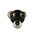 Trio T617030313 mennyezetre szerelhető lámpa LUMINA  | 10W E14 | fekete | füstös