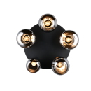 Trio T617030532 mennyezetre szerelhető lámpa LUMINA  | 10W E14 | fekete | füstös