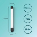 Philips 8720169300293 LED tükörmegvilágító fali lámpa Rover  | 10W integrált LED forrás | 1100lm | 2700K
