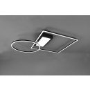 Trio 620510332 LED mennyezeti csillár Downey 1x33W | SMD | 4600lm | 2700-6500K - állítható, memória funkció, világítási hőmérséklet beállítása, szabályozható, távirányítás, matt fekete