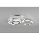 Trio 623410207 LED mennyezetre szerelhető lámpa Jive 1x36W | 4300lm | 2700-6000K - szabályozható, éjszakai üzemmód, távirányító, külön kapcsolók, matt nikkel
