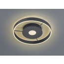 Trio 625710242 LED mennyezeti lámpa Logan 1x45W | 4000lm | 2700-6000K | IP20 - szabályozható, világítási hőmérséklet beállítása, távirányító, éjszakai világítási funkció, antracit