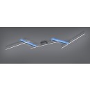 Trio 628410507 LED mennyezetre szerelhető lámpa Arvin 1x22W+8W | 2600lm | 2700 - 6500K - állítható, távirányító, szabályozható, külön kapcsolók, fekete