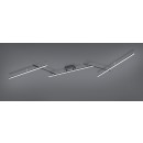 Trio 628410507 LED mennyezetre szerelhető lámpa Arvin 1x22W+8W | 2600lm | 2700 - 6500K - állítható, távirányító, szabályozható, külön kapcsolók, fekete