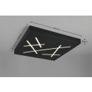 Trio 630810132 LED mennyezetre szerelhető lámpa SNIP | 24W integrált LED forrás | 2800lm | 2700-6500K | fényerőszabályzó | távirányítás | éjszakai fény