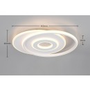 Trio 633919131 LED mennyezetre szerelhető lámpa NAZAR | 36W integrált LED forrás | 3600lm | 3000K | Trio - SwitchDimmer