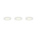 Trio 635110301 LED spotlámpa készlet HIMAL | 4W integrált LED forrás | 450lm | 2700-4000K