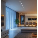 Trio 635310131 LED süllyeszthető lámpa LAMONT | 7W integrált LED forrás | 650lm | 3000K