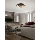 Trio 641910208 LED mennyezeti lámpa Caya 1x58W | 6800lm | 2300K+3000K+4000K - DIP switch, 3 fázisú fényerő-szabályzás, sárgaréz