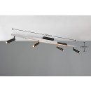 Trio T648310505 LED mennyezetre szerelhető lámpa ZENO  | 12+4x5,5W integrált LED forrás | 4x650lm | 2700-6500K