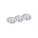 TRIO 650710306 Zagros süllyeszthető lámpa SMD 3x5W 345lm 3000K IP65