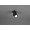 Trio 652910132 LED mennyezetre szerelhető spotlámpa Taurus 1x3,5W + 1x1,5W | 450lm | 3000K | IP20 - különálló kapcsolók, fekete