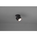 Trio 652910132 LED mennyezetre szerelhető spotlámpa Taurus 1x3,5W + 1x1,5W | 450lm | 3000K | IP20 - különálló kapcsolók, fekete