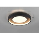 Trio 656610132 LED mennyezetre szerelhető lámpa SOLEA | 36W integrált LED forrás | 4700lm | 3000K