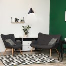 Rabalux 6650 mennyezeti függőlámpa Neva 1x60W | E27 - fekete, fa
