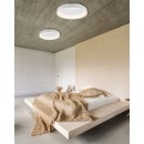 Trio 671290131 LED mennyezetre szerelhető lámpa Girona 1x48W | SMD | 5600lm | 2700-6000K - szabályozható, világítási hőmérséklet beállítása, memória funkció, éjszakai üzemmód, távirányító matt fehér