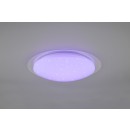Trio 680214800 LED mennyezeti lámpa Frodeno 1x18,5W | 1900lm | 4000K | IP44 | RGB - szabályozható, távirányító, csillag effektus, fehér