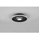Trio 680810332 LED mennyezeti lámpa Ascari 1x28W | 3200lm | 3000K | IP44 - 3 fázisú fényerő-szabályozás, fekete