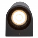 Lucide 69801/01/30 kültéri fali lámpa Zaro 1x35W | GU10 | IP44 - fekete, spot, szabályozható