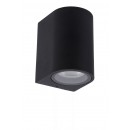 Lucide 69801/01/30 kültéri fali lámpa Zaro 1x35W | GU10 | IP44 - fekete, spot, szabályozható
