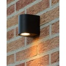 Lucide 69801/01/30 kültéri fali lámpa Zaro 1x35W | GU10 | IP44 - fekete, spot, szabályozható