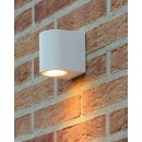 Lucide 69801/01/31 kültéri fali lámpa Zaro 1x35W | GU10 | IP44 - fehér, spot, szabályozható