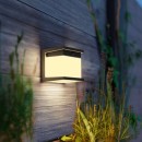 Philips 8721103105530 LED napelemes kültéri fali lámpa Diara  | 4W integrált LED forrás | 400lm | 2700K | fekete