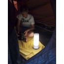 Lutec LT6904101337 LED kültéri hordozható napelemes lámpa Dragonfly 1x1W | 120 lm | 4000K | IP54 - 3 fázisú fényerőszabályzás, USB, szürke