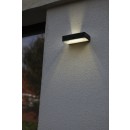Lutec 6939501330 LED kültéri fali lámpa érzékelővel Fadi 1x5W | 800lm | 2700-6500K | IP54 - fekete