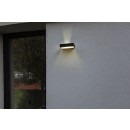 Lutec 6939501330 LED kültéri fali lámpa érzékelővel Fadi 1x5W | 800lm | 2700-6500K | IP54 - fekete