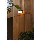 Lutec 6941502330 LED kültéri fali lámpa Fran érzékelővel 1x9,7W | 800lm | 2700-6500K | IP44 - fekete