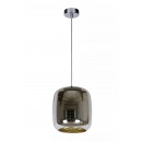 Lucide 70483/01/11 mennyezetre szerelhető lámpa Eryn 1x60W | E27 - króm, üveg, szabályozható