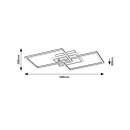 Rabalux 98071014 LED mennyezetre szerelhető lámpa Athelstan  | 40W integrált LED forrás | 2900lm | 4000K