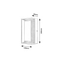 Rabalux 7109 LED fali lámpa Mendoza 1x6,5W | 550lm | 3000K | IP65 - antracit