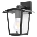 Rabalux 7127 kültéri fali lámpa Taverna 1x15W | E27 | IP44 - fekete