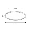 Rabalux 98071290 LED mennyezetre szerelhető lámpa Mathiola  | 40W integrált LED forrás | 2200lm | 4000K