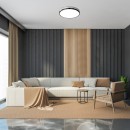 Rabalux 98071304 LED mennyezetre szerelhető lámpa Malin  | 48W integrált LED forrás | 3000lm | 3000-6500K