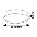 Rabalux 98071305 LED mennyezetre szerelhető lámpa Laleh  | 24W integrált LED forrás | 1500lm | 3000-6500K