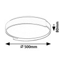 Rabalux 98071306 LED mennyezetre szerelhető lámpa Laleh | 48W integrált LED forrás | 3000lm | 3000-6500K