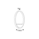 Rabalux 98071310 LED fali lámpa Thric  | 15W integrált LED forrás | 960lm | 3000K
