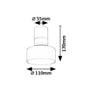 Rabalux 98071326 LED mennyezetre szerelhető lámpa Ovidia  | 10W integrált LED forrás | 640lm | 3000K