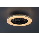 Rabalux 98071330 LED ventilátor világítással Dalfon2 | 48W integrált LED forrás | 3100lm | 3000-6500K