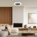 Rabalux 98071330 LED ventilátor világítással Dalfon2 | 48W integrált LED forrás | 3100lm | 3000-6500K