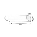 Rabalux 7134 LED kültéri fali lámpa Trogir 1x6,5W | 590lm | 4000K | IP44 - antracit