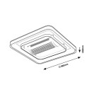 Rabalux 98071341 LED ventilátor világítással Aireon  | 50W integrált LED forrás | 2200lm | 3000+4000+6500K