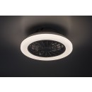 Rabalux 71348 LED ventilátor világítással Dalfon | 24W integrált LED forrás | 2200lm | 3000-6500K | távirányítás | fényerőszabályzó | fehér