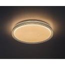 Rabalux 71349 LED mennyezetre szerelhető lámpa Monira | 34W integrált LED forrás | 2300lm | 3000-6500K | távirányítás | fényerőszabályzó | fekete