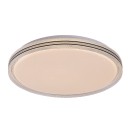 Rabalux 71349 LED mennyezetre szerelhető lámpa Monira | 34W integrált LED forrás | 2300lm | 3000-6500K | távirányítás | fényerőszabályzó | fekete