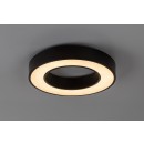Rabalux 71360 LED mennyezetre szerelhető lámpa Cirano | 24W integrált LED forrás | 1420lm | 3000/4000/6000K | fekete