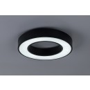Rabalux 71360 LED mennyezetre szerelhető lámpa Cirano | 24W integrált LED forrás | 1420lm | 3000/4000/6000K | fekete
